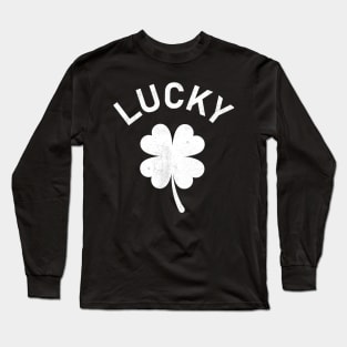 Lucky four leaf clover Long Sleeve T-Shirt